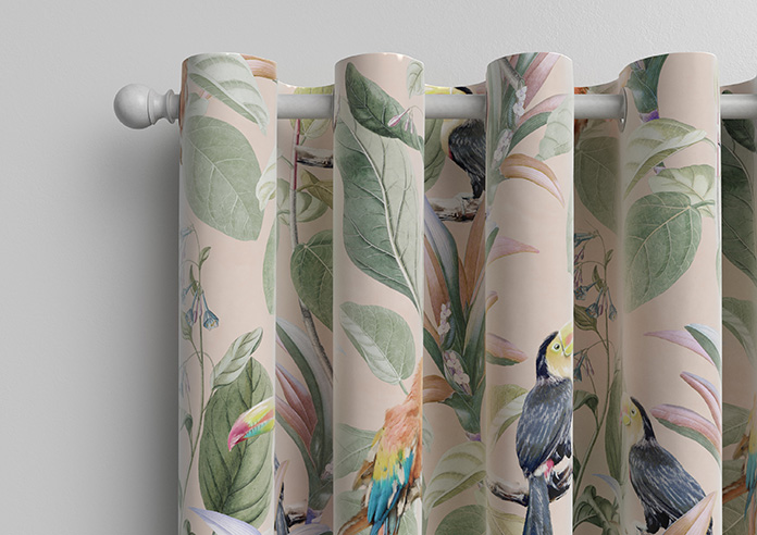 Parrot, Peach Ice - Made to Measure Curtain - Image 12